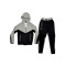 8411 Детски екип Tech Fleece черно светло сиво