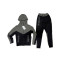 8412 Детски екип Tech Fleece черно тъмно сиво