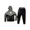 8413 Детски екип Tech Fleece черно тъмно сиво