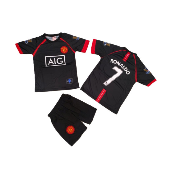 8455 Детски футболен комлект тениска + къси гащи Manchester United Ronaldo 7